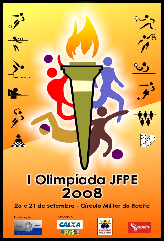 Cartaz da primeira Olimpíada da JFPE